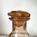 1950s pink glass carafes