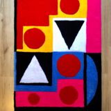 Tufted Bauhaus rug