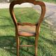6 chaises Louis Philippe cannées