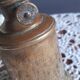 Paraffin pigeon lamp, late 19th century, brass & copper