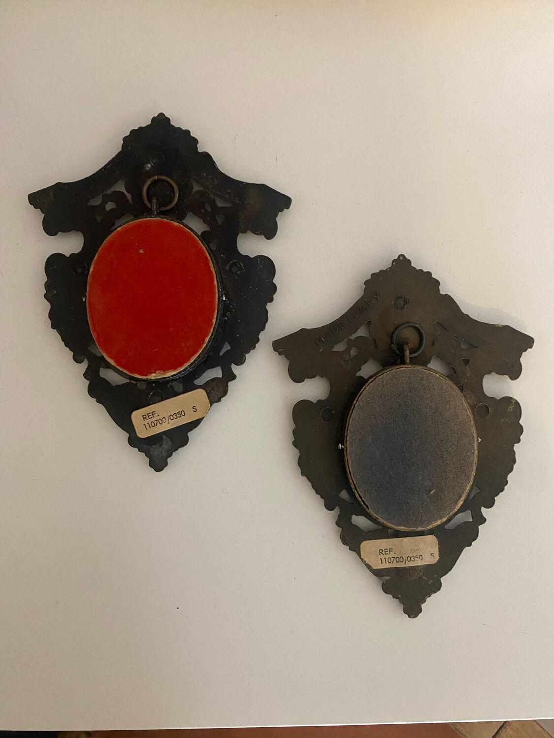 Duo of framed embroidery