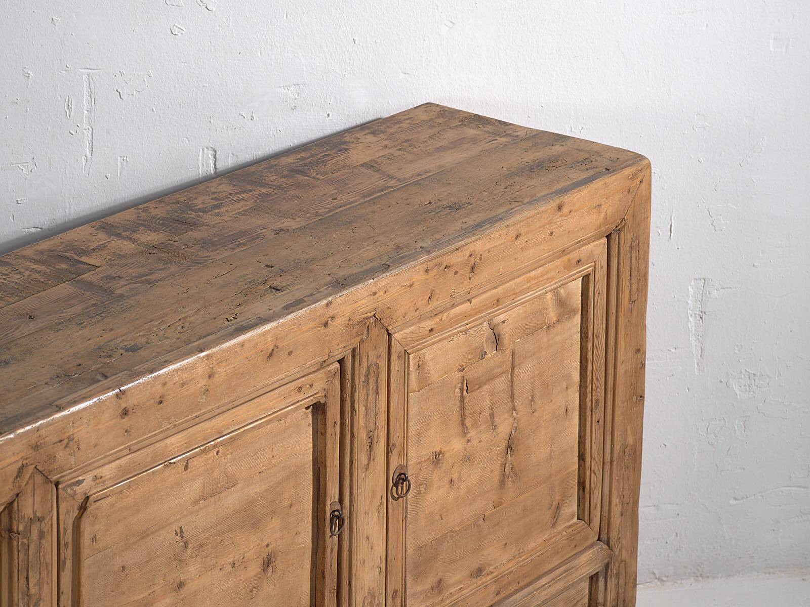 Antique Chinese three-door sideboard (circa 1900) #14
