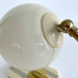 Lampe Art Deco Bakelite Verre Laiton