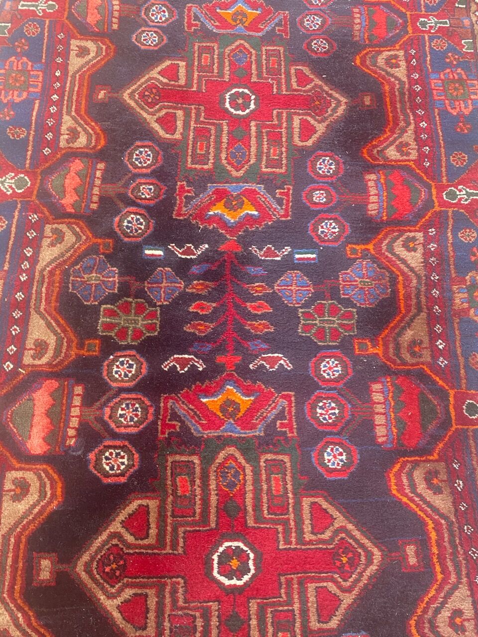Persian carpet hamadan handmade 110x530