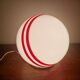 Very Rare Midcentury Table Ball Glass Lamp, 1970s