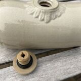 Enamelled terracotta hot water bottle