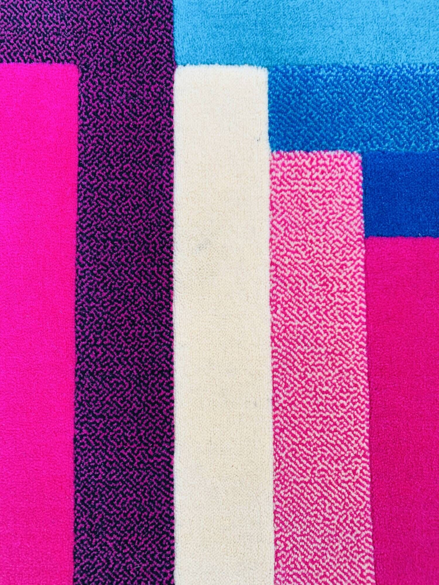 Geometric rug Missoni T&J Vestor model Posada, 1980s
