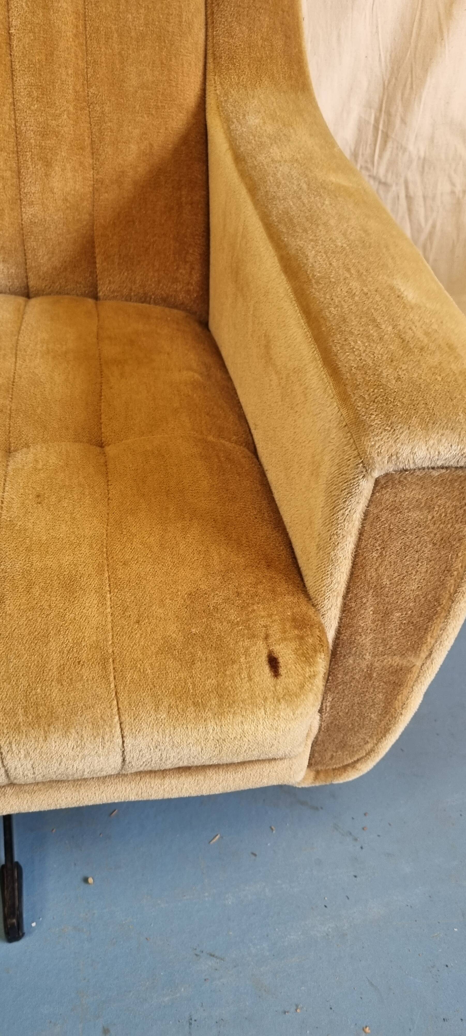 Fauteuil en velours