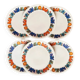 Set of 6 dessert plates Acapulco by Villeroy & Boch - 1970s