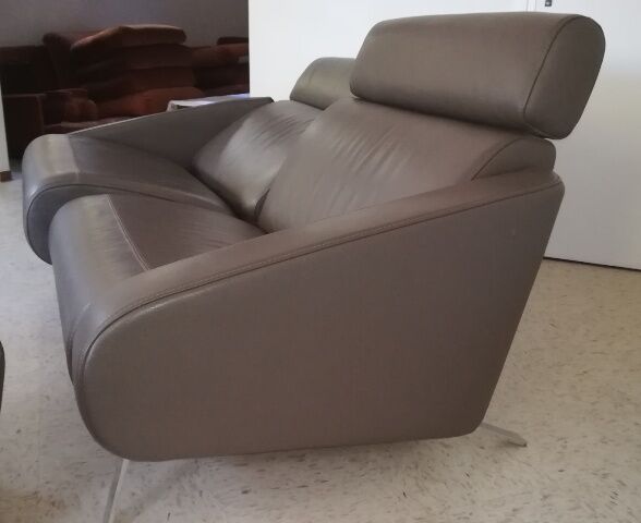 Sofa and 2 poufs, Steiner Faubourg model.