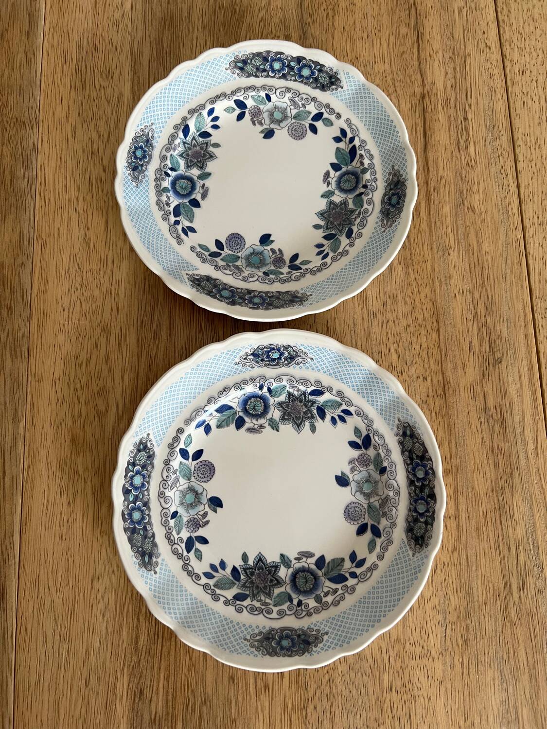 10 dessert plates 1960 Manufacture Pontesa