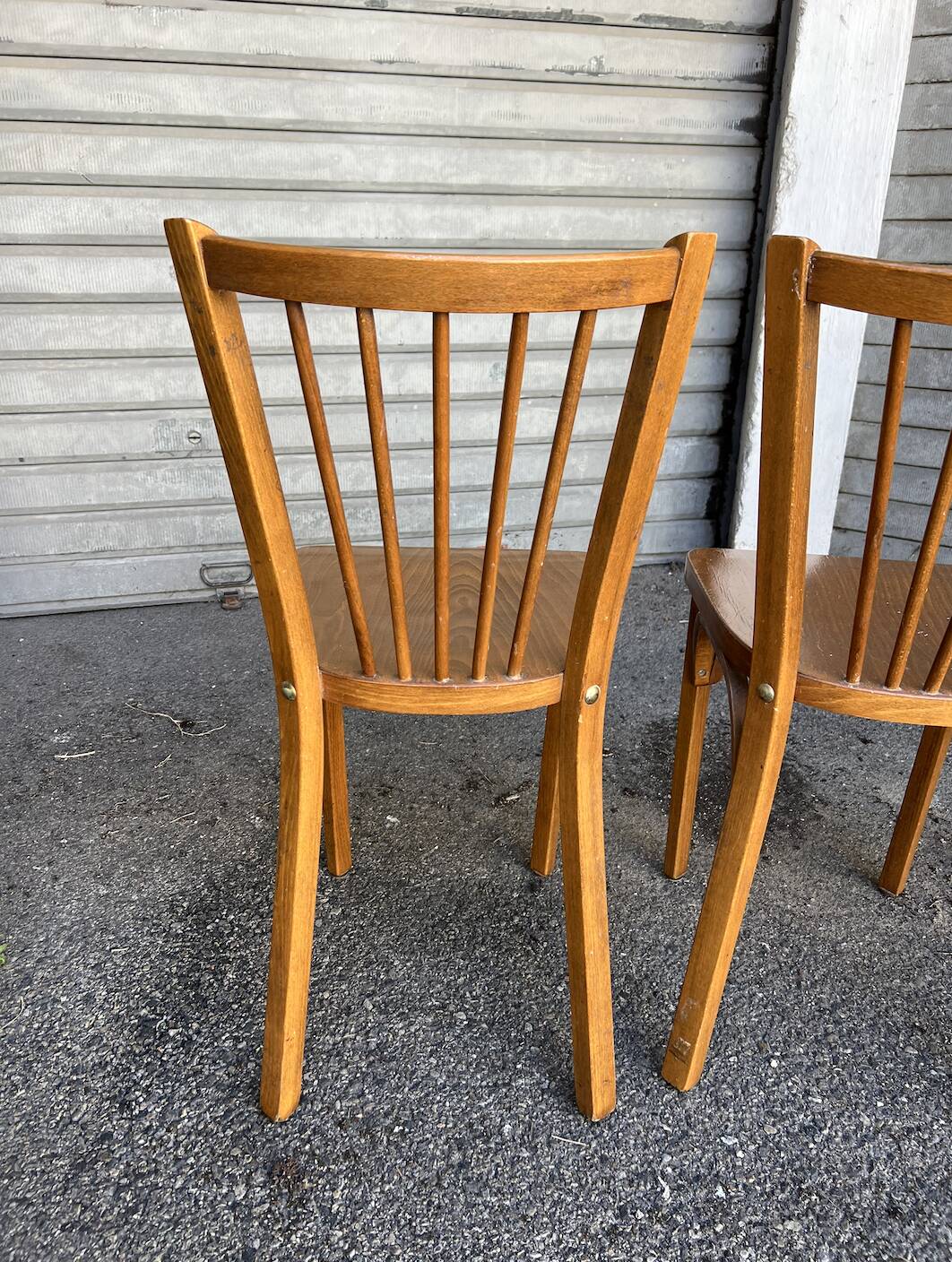 (Lot) 5 Vintage Baumann Bistro Chairs