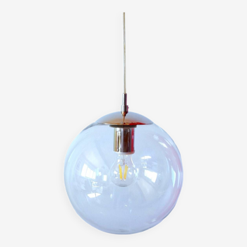 Glass globe pendant light
