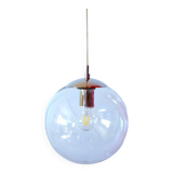 Glass globe pendant light