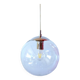 Glass globe pendant light