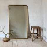 Mirror fireplace gilded wood