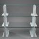 Carrara marble and glass library - 1970