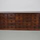 Very Large Antique Hardwood Apothecary Cabinet / Bank of Drawers, ca 1900