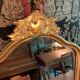 Miroir bois doré 68 cm