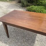 Table de ferme ancienne cerisier avec rallonges