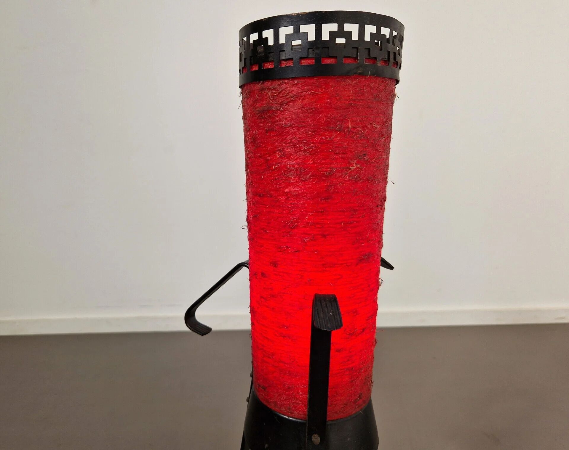 Fiberglass rocket floor lamp | Germany