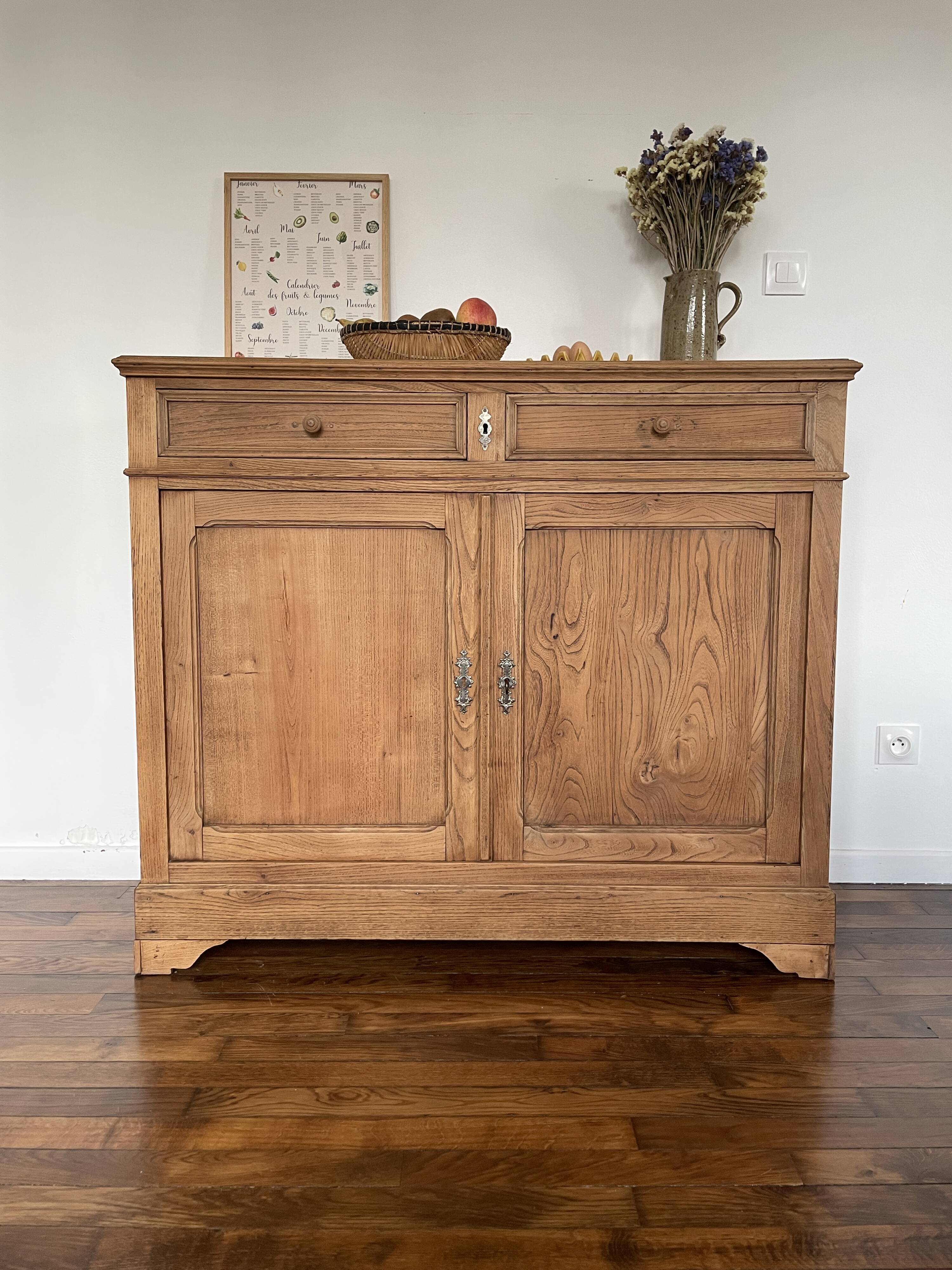 Rustic Buffet Raw Wood