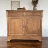 Rustic Buffet Raw Wood