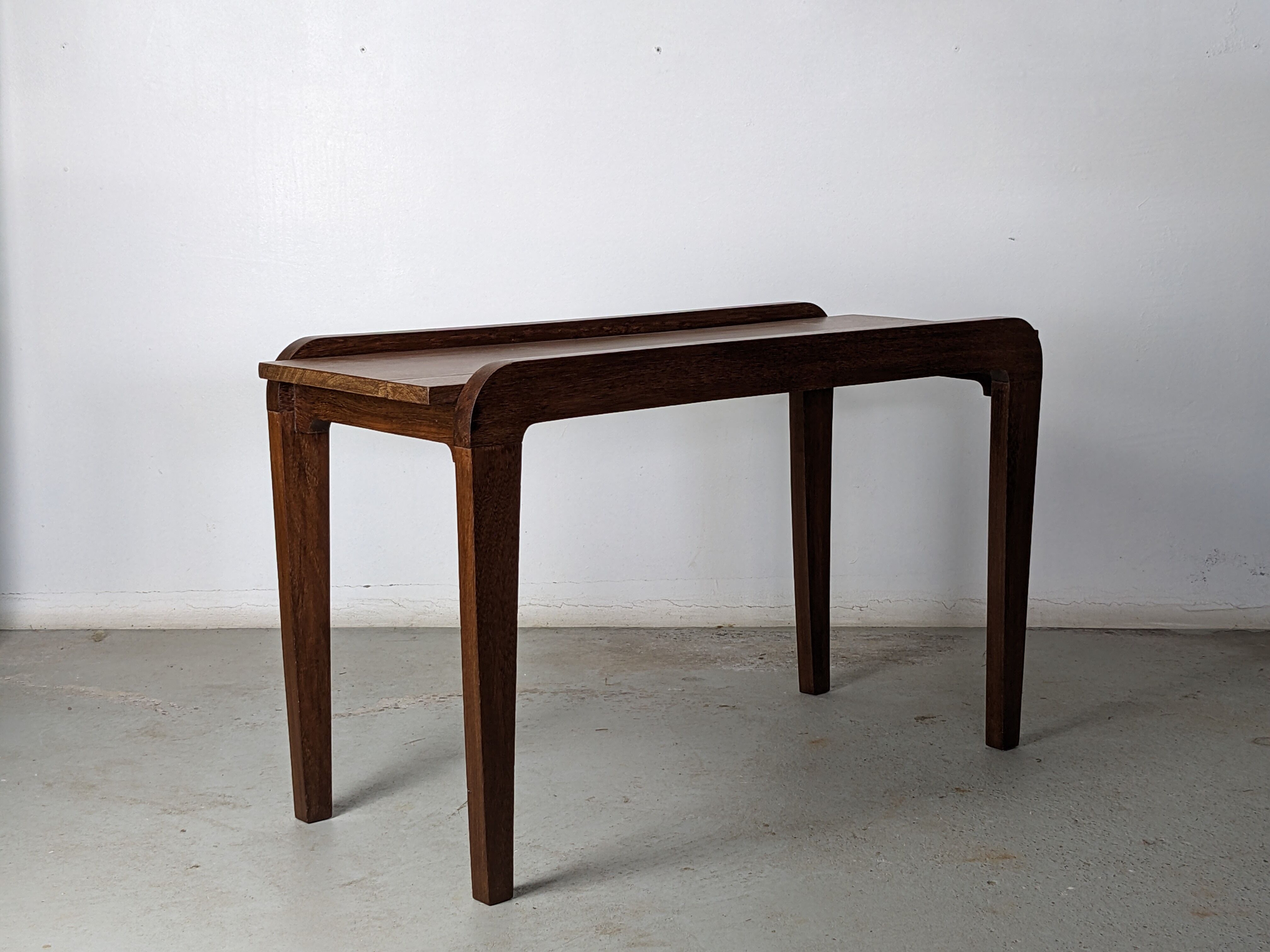 Modernist fruit wood bass console - 40s