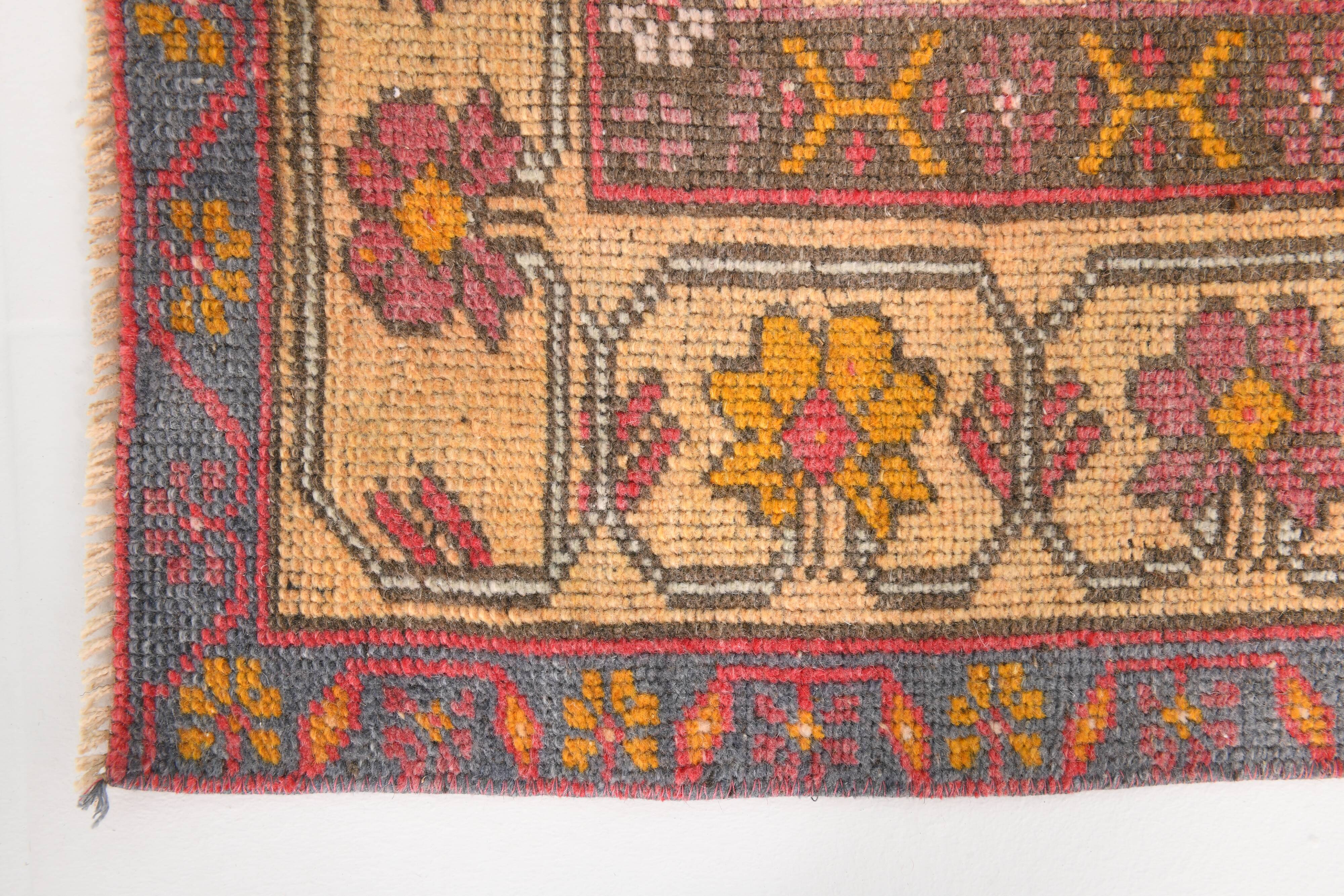 5x8 Red & Blue Oriental Tribal Turkish Rug, 144x245Cm