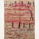 Berber rug Boujaad mottled with colorful patterns 264x157cm