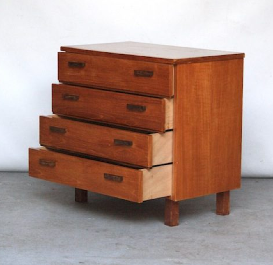 Vintage teak chest of drawers