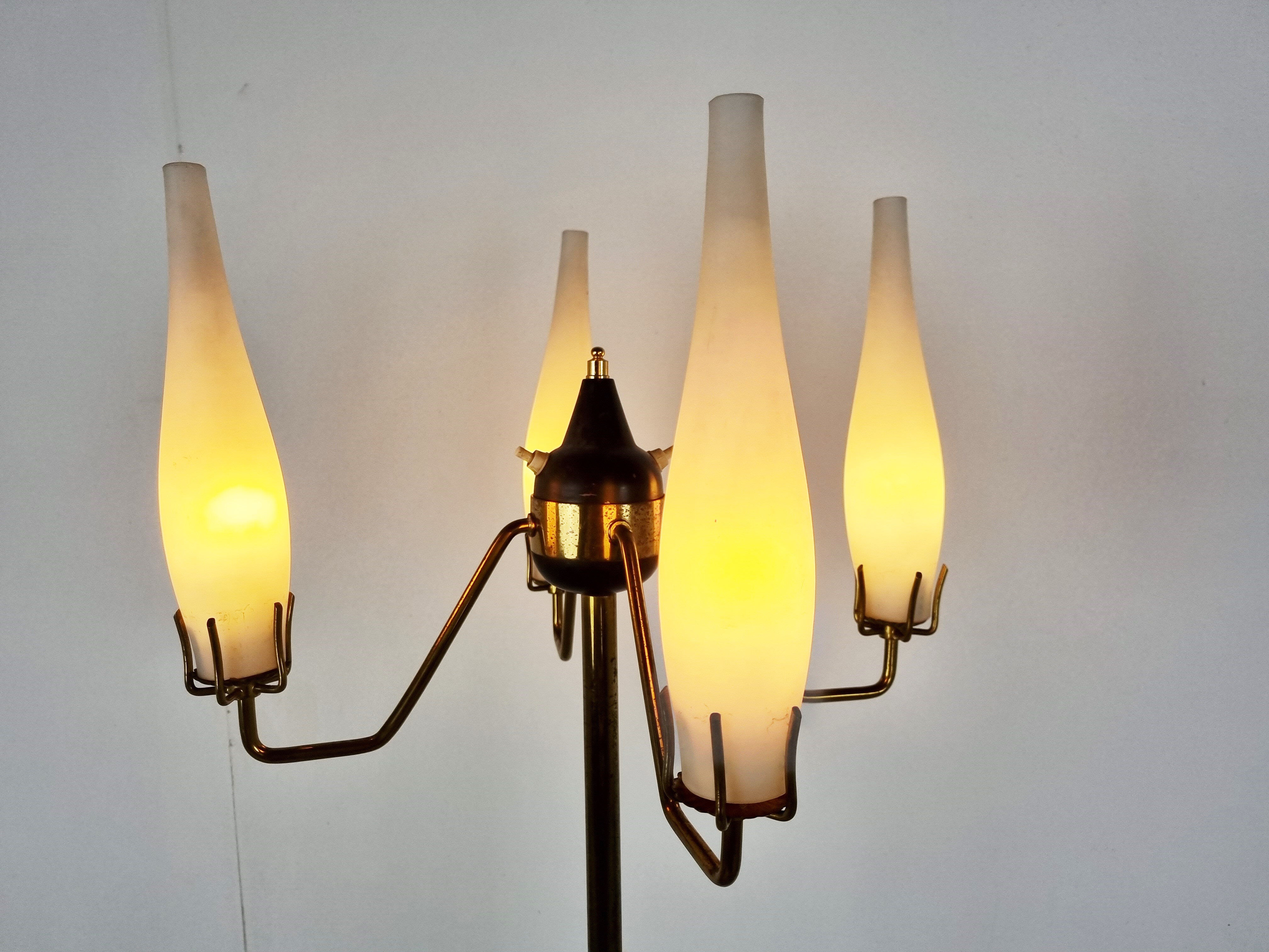 Mid century floor lamp by Stilux Milano, 1950s