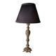 Rocaille style bronze lamp and pleated lampshade with gallon 49x25