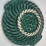 Vallauris Table basket, braids, twists and openwork