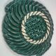 Vallauris Table basket, braids, twists and openwork