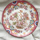 Tasse à café en faïence fine décor Minton rose Sarreguemines