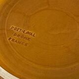 Large earthenware dish Poet Laval Drome France