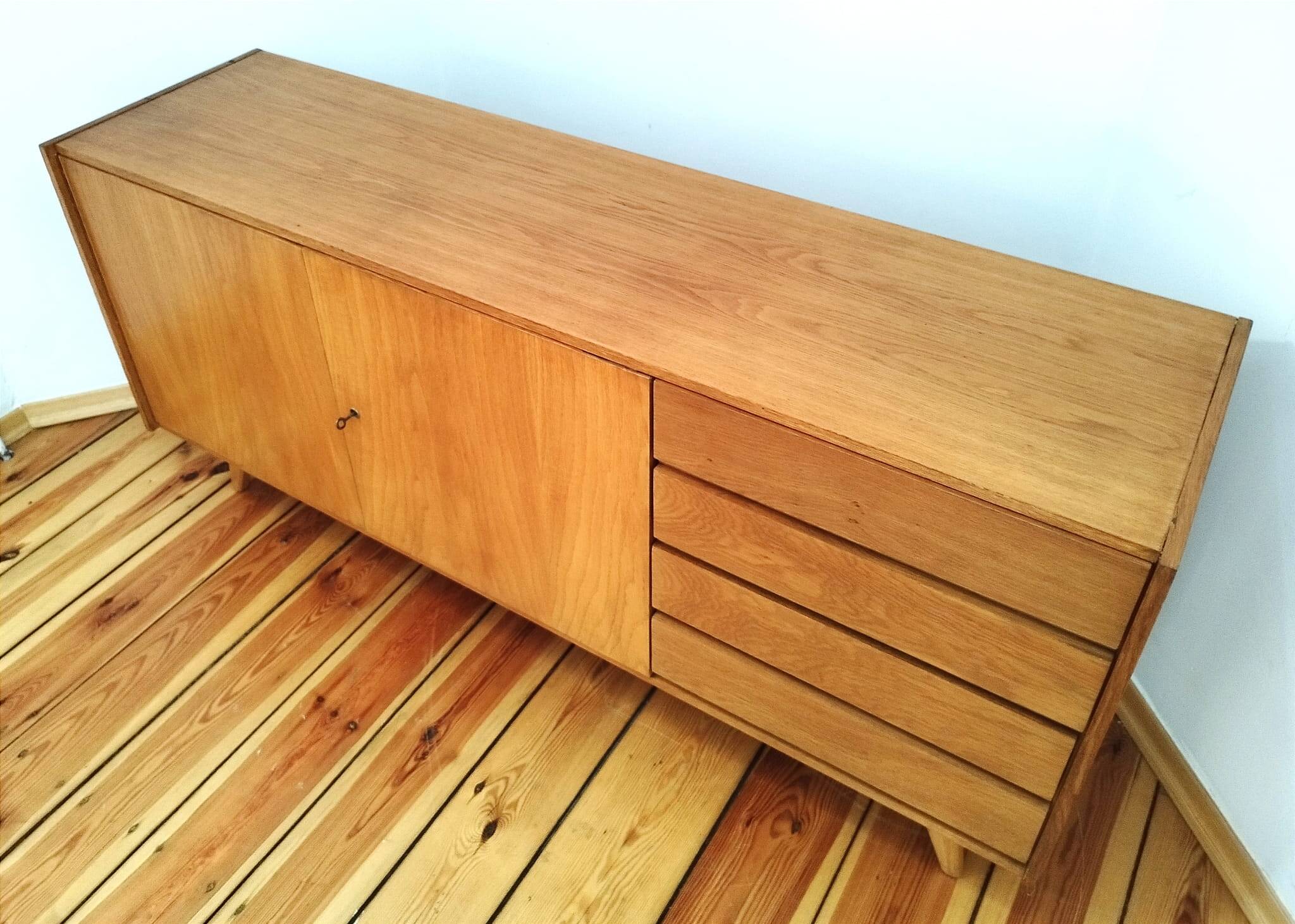 Czechoslovakian Sideboard by J. Jiroutek for Interier Prague, 1960s