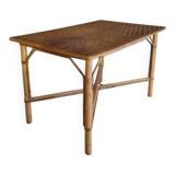 Vintage rattan table