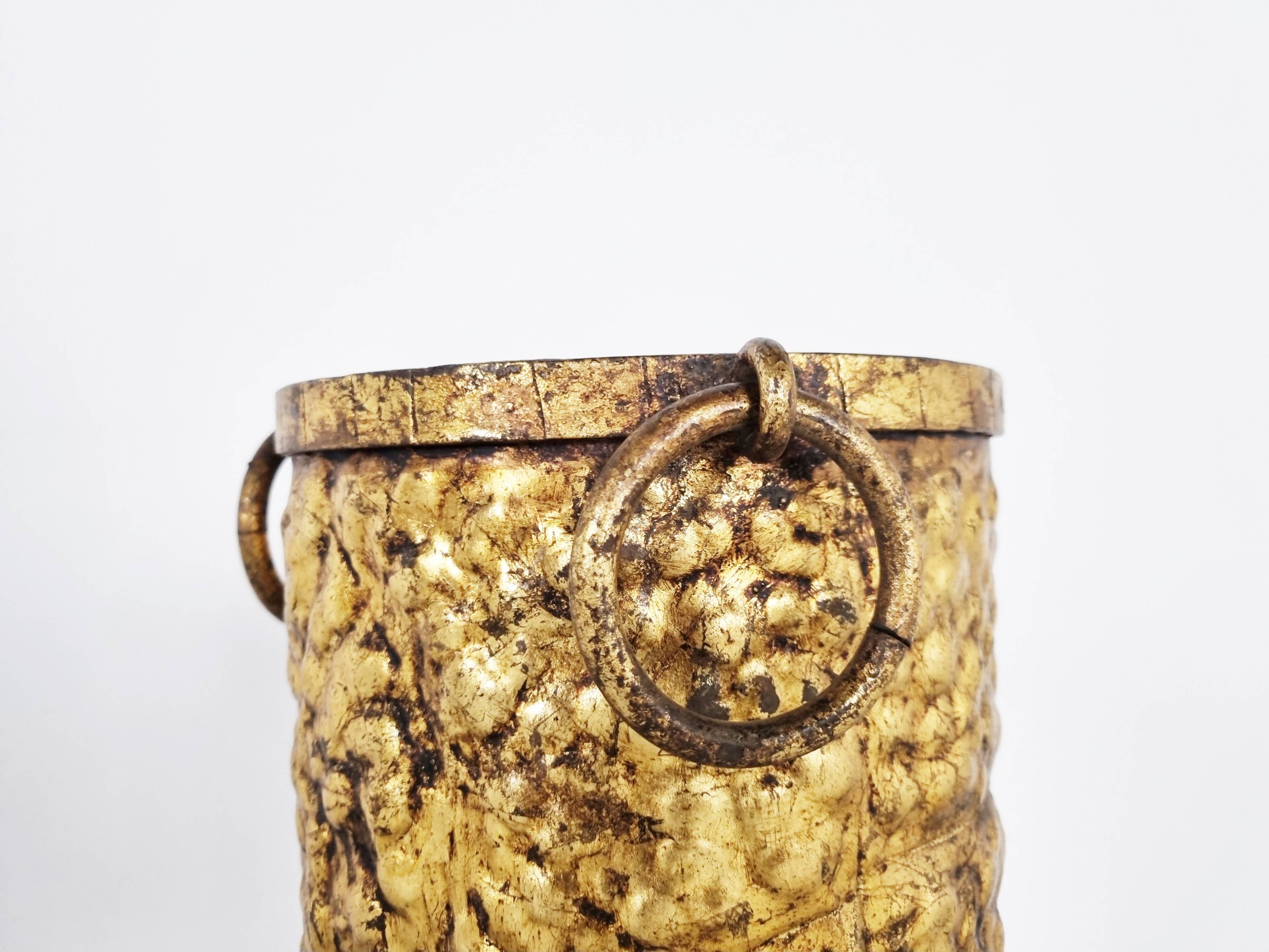 Mid-century copper umbrella stand, 1960s