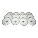 Set of 12 deep plates in Earthenware L'Amandinoise St Amand