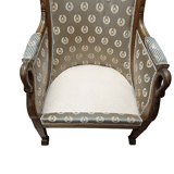 French Empire Bergère with Swan Necks