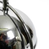Large exceptional 1960s chrome table lamp by Gebrüder Cosack