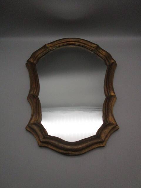 Old gilded wood mirror