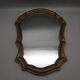 Old gilded wood mirror