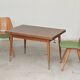 Coffee table, dining table for 6, East Germany.