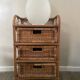 Meuble rotin vintage