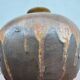 Large flared stoneware vase Art Deco