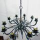 10-light leaf chandelier