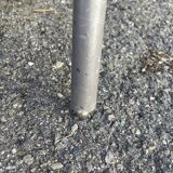 Set of 4 orange DSC 106 chairs Giancarlo Piretti for Castelli